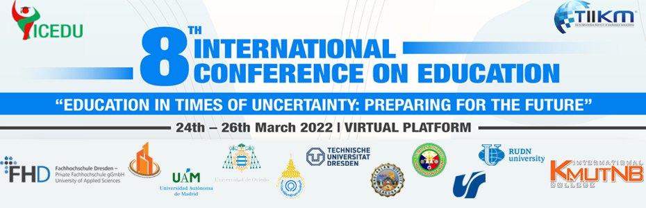 The 8th International Conference on Education 2022